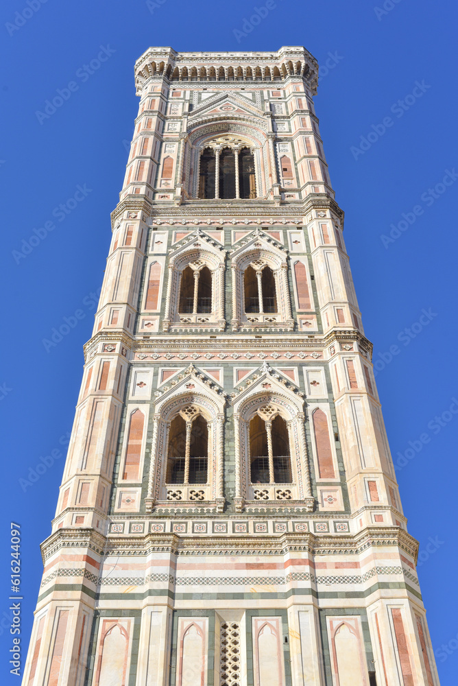 Florence, Italy - 21 Nov, 2022: Exterior views of Florence Cathedral in Piazza del Duomo Florence, Italy - 21 Nov, 2022: Exterior views of Florence Cathedral in Piazza del Duomo