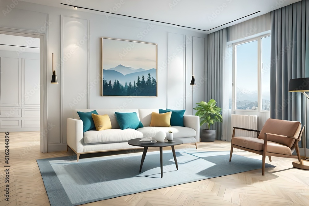 Fototapeta premium modern living room