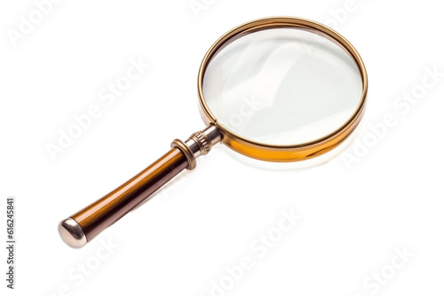 Isolated Magnifying Glass Transparent Background, AI