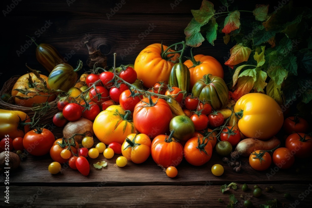Autumn vegetables food. Generate Ai Autumn vegetables food. Generate Ai