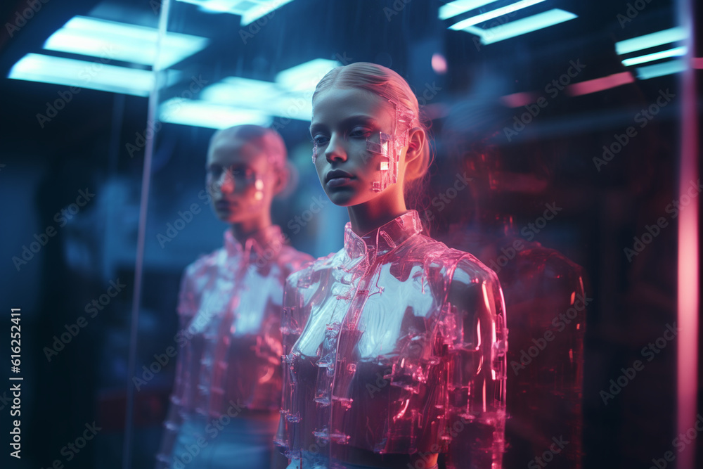 holographic people Generative AI holographic people Generative AI