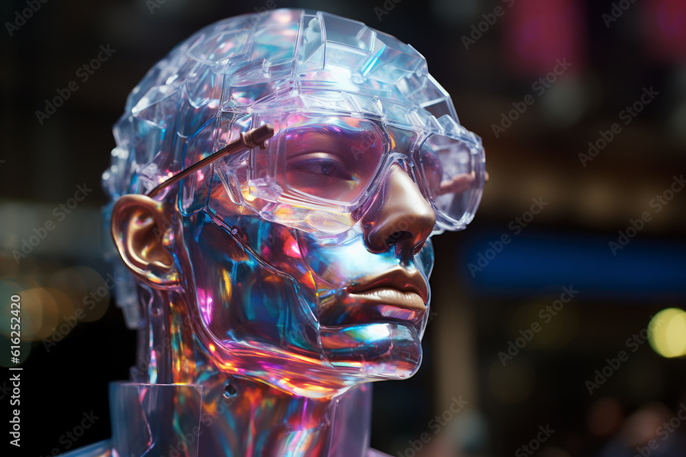 holographic man Generative AI