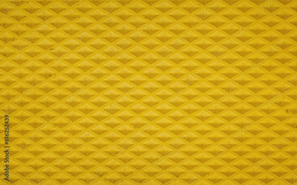 Yellow Rhombid Metal Plate Texture Yellow Rhombid Metal Plate Texture