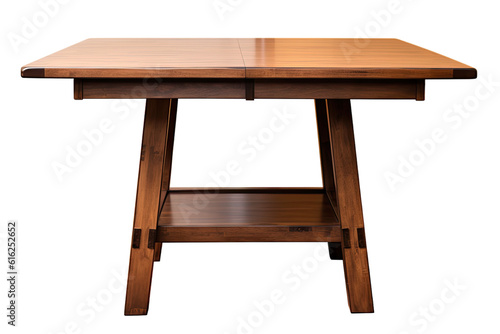counter height dining table isolated on a transparent background, generative ai