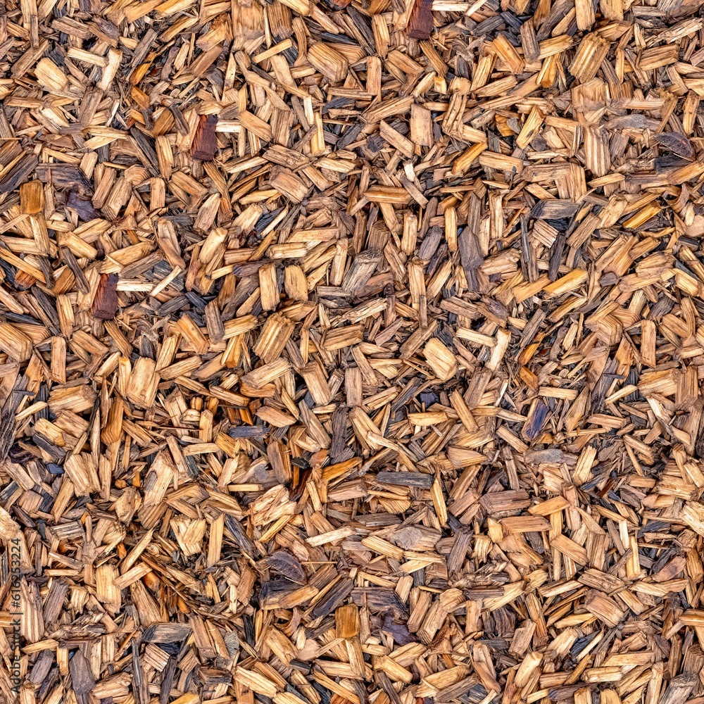 Wood Chips Playground Seamless Texture