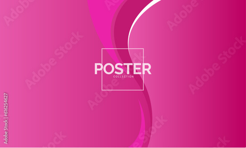 Pink abstract background, wave graphic, Geometric vector, beauty texture, Valentine's day background,