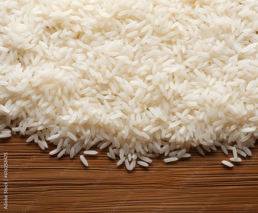 Basmati rice created with Generative AI technology
