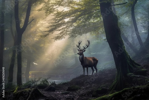 Mystical Forest Deer