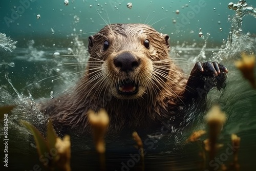 Playful Otter Haven © mindscapephotos