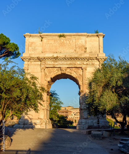 Arch of Titus in Roman Forum, Rome, Italy