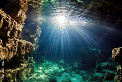 Captivating Underwater Caves