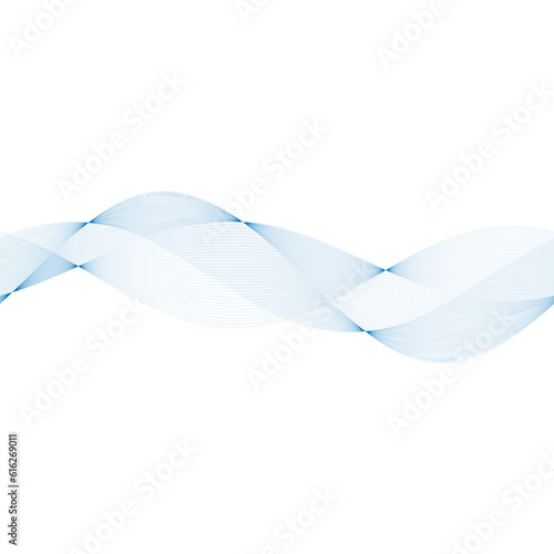 Abstract blue wave. Wave element