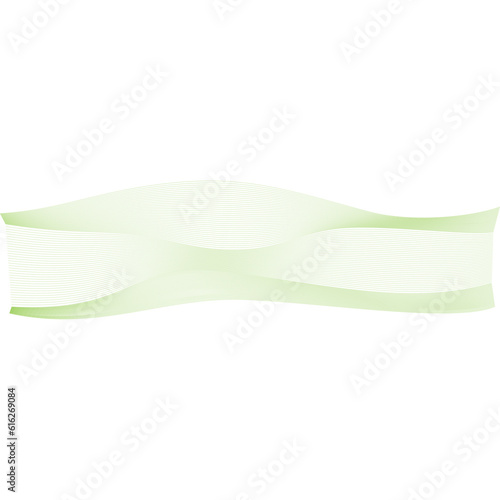 Abstract green wave. Wave element