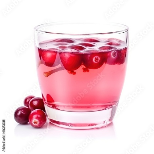 Wallpaper Mural Cranberry juice  Isolated on a white background Torontodigital.ca