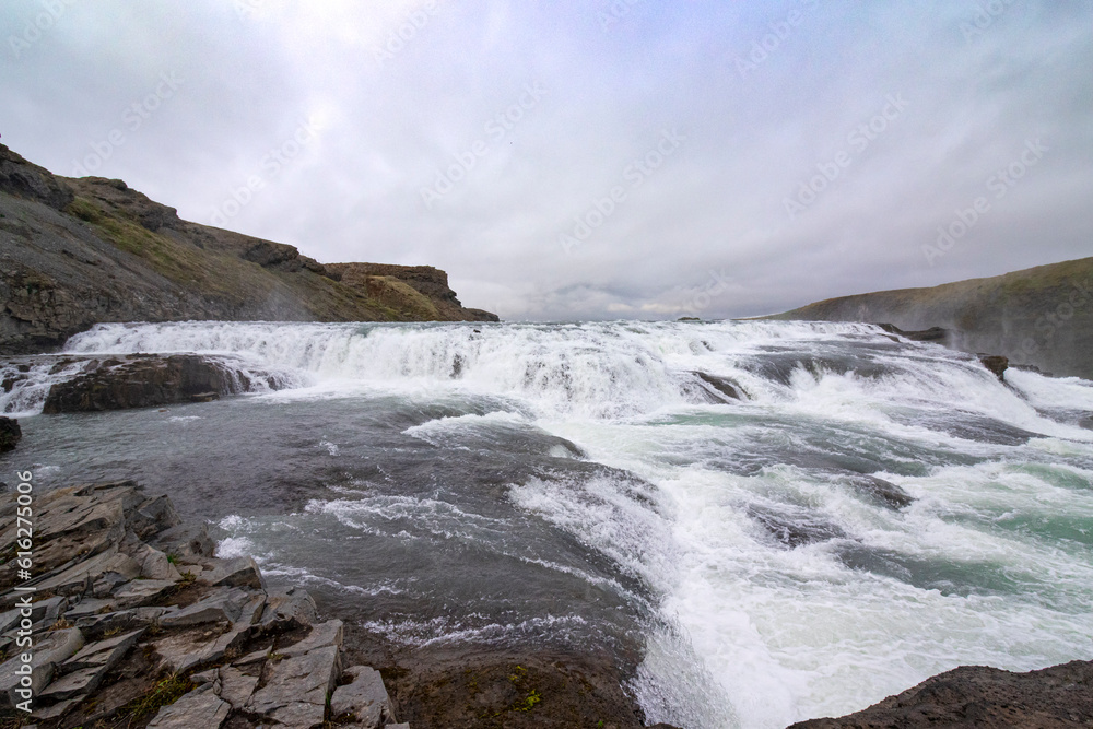 Gull Foss Waterfall in Iceland