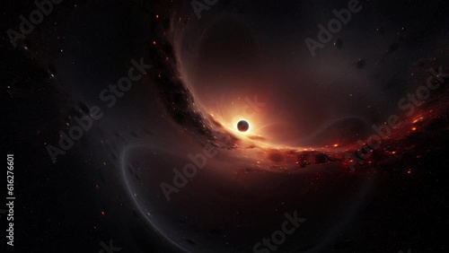 A black hole at the edge of a galaxy. An interesting new world.