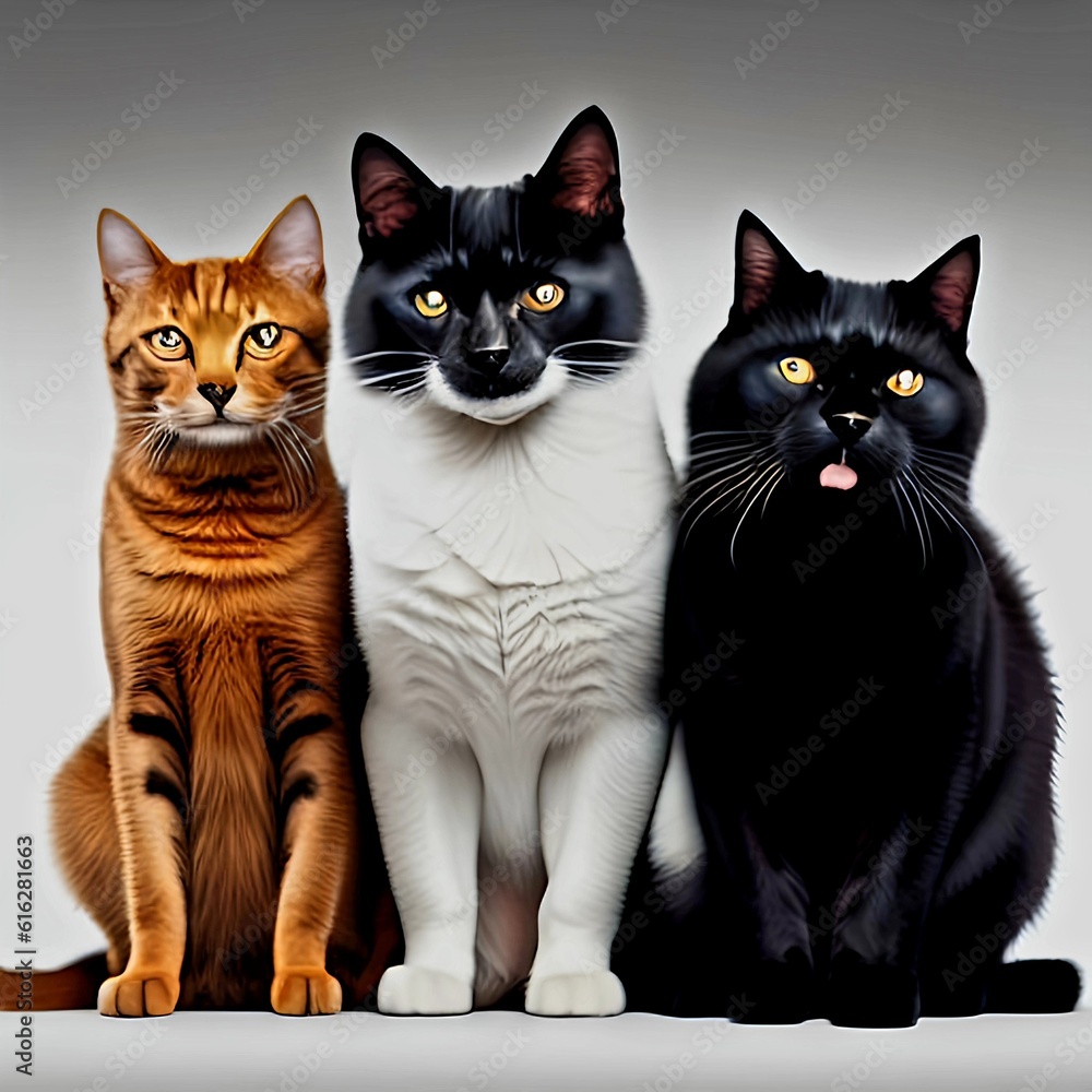 set of cats set of cats