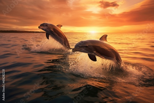 Playful Dolphin Pods
