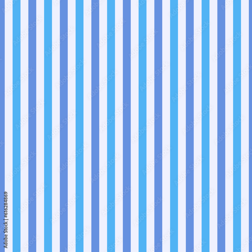 Abstract geometric seamless pattern. Blue Vertical stripes. Wrapping paper. Print for interior design and fabric. Kids background. Backdrop in vintage and retro style. Abstract geometric seamless pattern. Blue Vertical stripes. Wrapping paper. Print for interior design and fabric. Kids background. Backdrop in vintage and retro style.