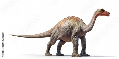 Apatosaurus isolated on white background