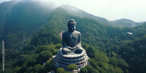 Big Buddha in the mountains