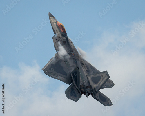 The amazing Raptor fighter jet.