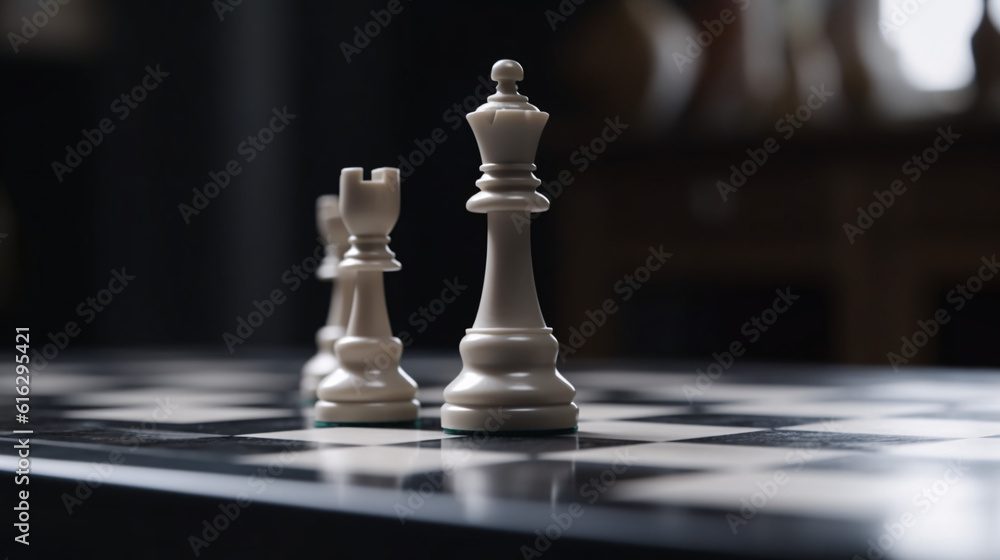 chess pieces on a chessboard generative ai chess pieces on a chessboard generative ai