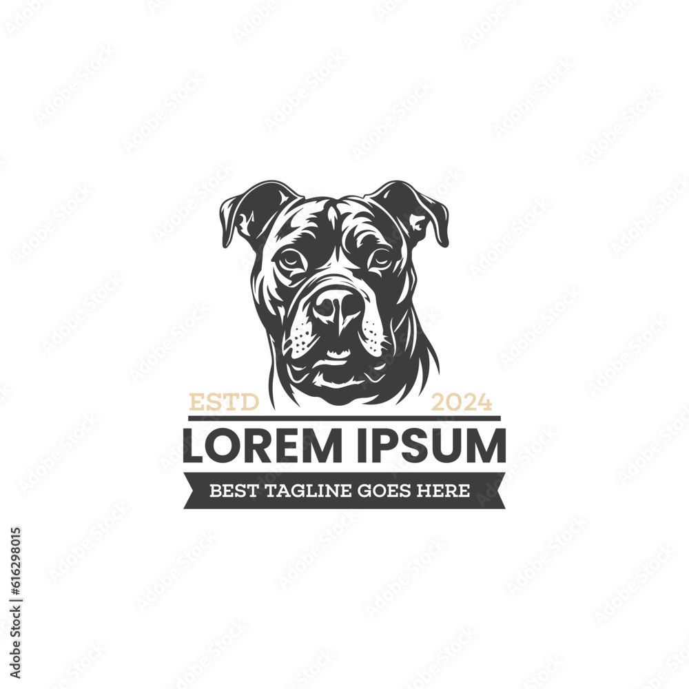 Purebred English Bulldog logo. bulldog security logo, bulldog emblem