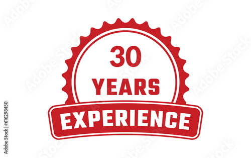 30 Years Experience Rubber Stamp