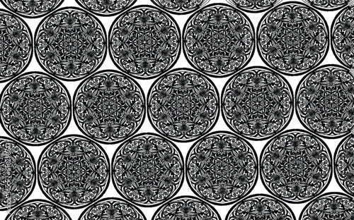 mandalas lotus flower pattern. Design for modified your new art work design print, sticker, embroidery ethnic ikat and other.