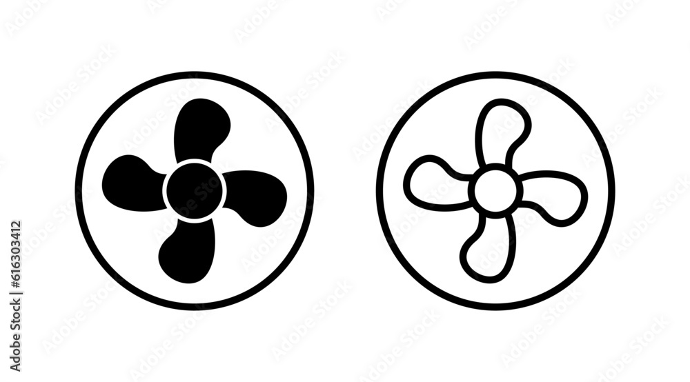 Fan icon vector. blower icon. propeller. ceiling Fan icon vector. blower icon. propeller. ceiling