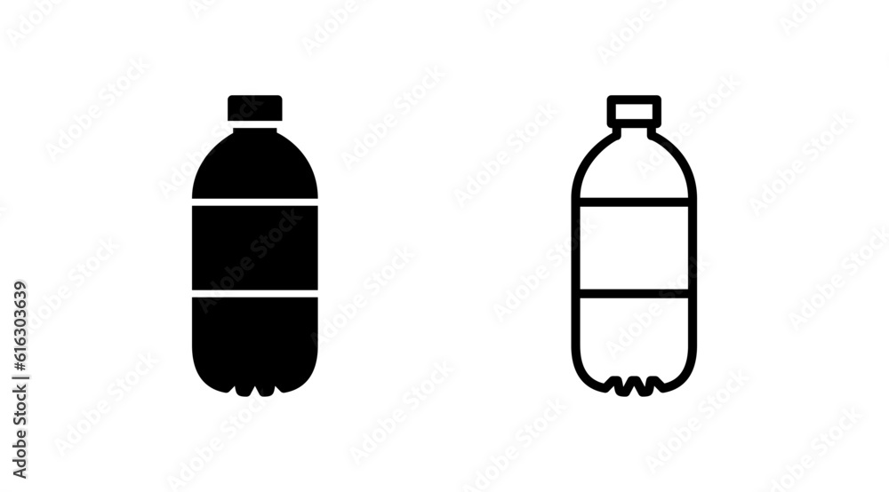 bottle icon vector. bottle icon in trendy flat design bottle icon vector. bottle icon in trendy flat design