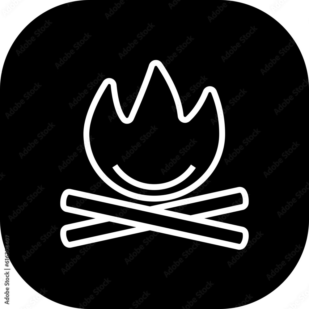 Firecamp Travel and tourism icon with black filled outline style. firewood, bonfire, heat, warm, hot, summer, wood. Vector illustration Firecamp Travel and tourism icon with black filled outline style. firewood, bonfire, heat, warm, hot, summer, wood. Vector illustration