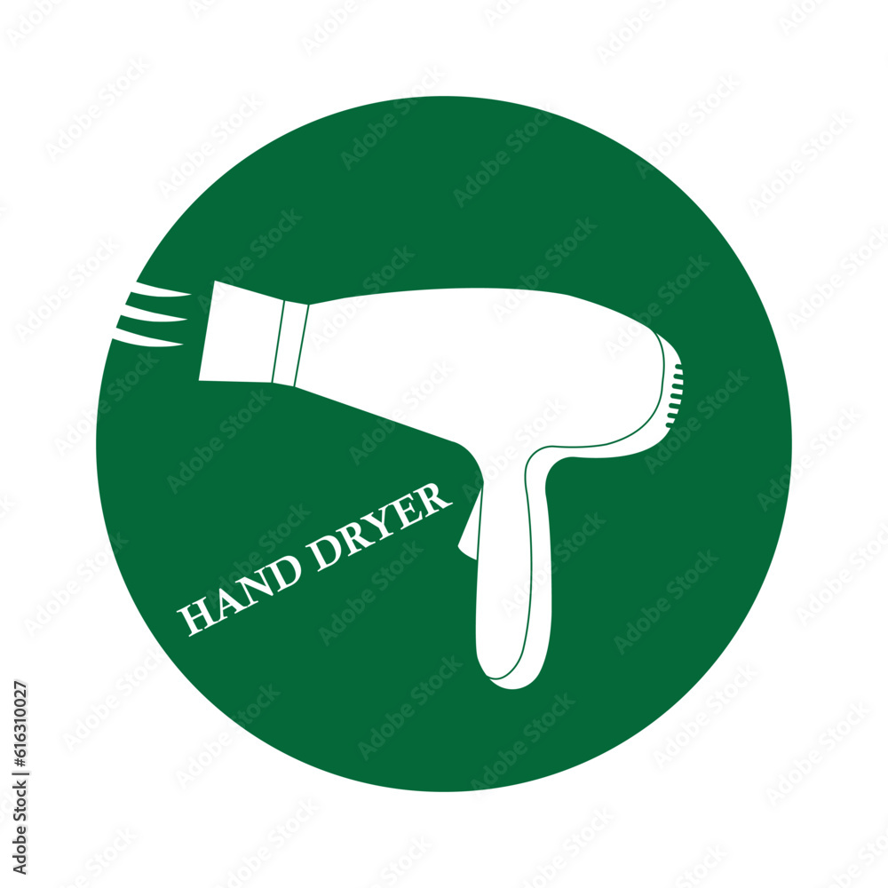 hand dryer icon hand dryer icon