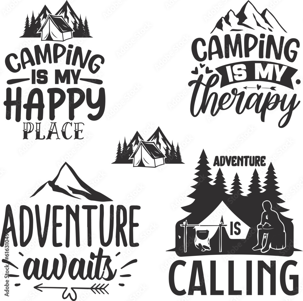 Camping SVG Bundle, Camping Crew SVG, Camp Life SVG, Campfire Svg, Funny Camping Gnomes Svg, Happy Camper Svg, Camping Plotterdatei Svg.eps