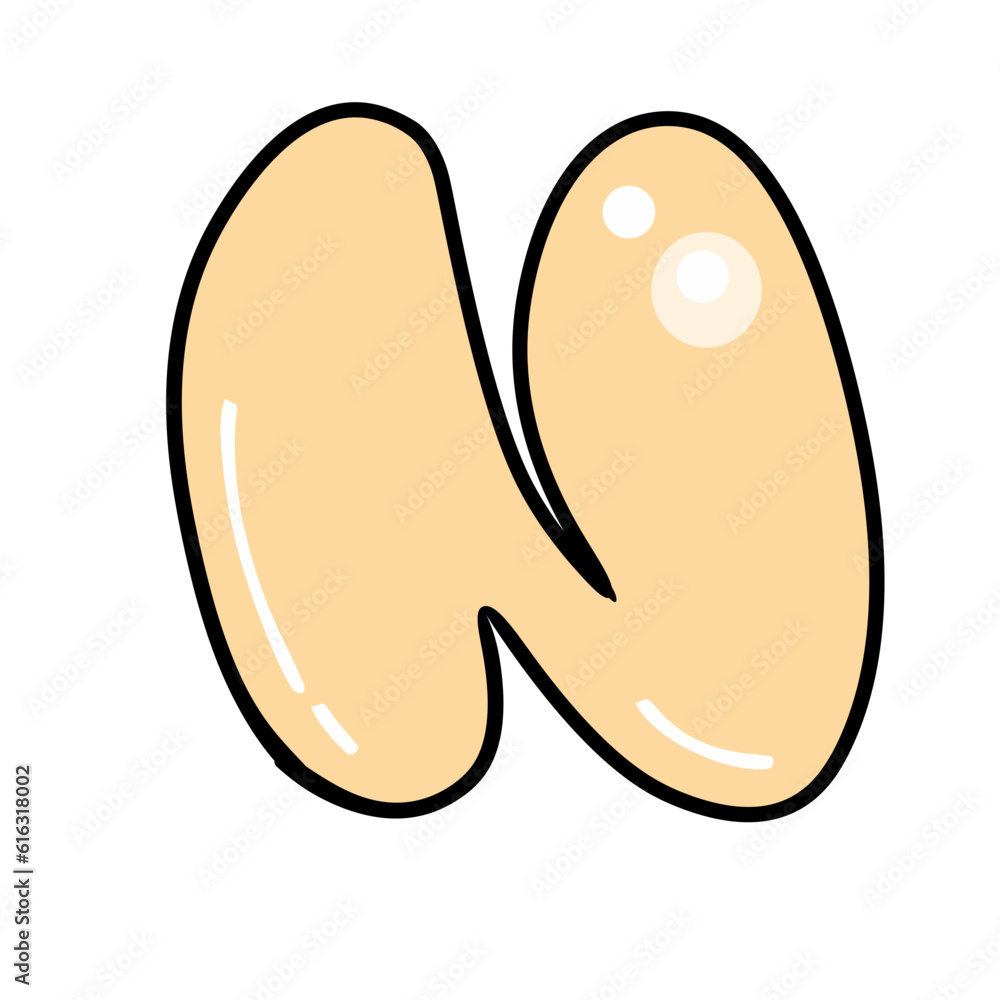 graffiti alphabet bubble