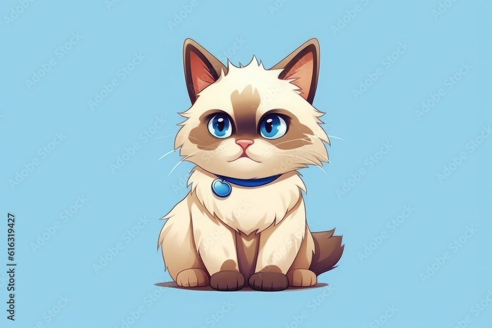 ラグドール,Generative AI AI画像 ラグドール,Generative AI AI画像