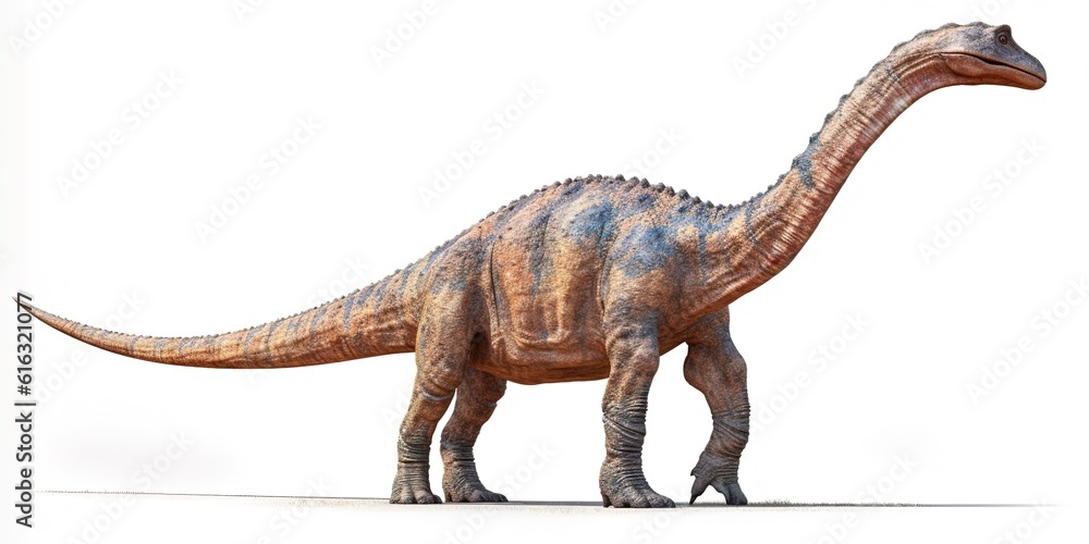 Obraz premium Diplodocus isolated on white background