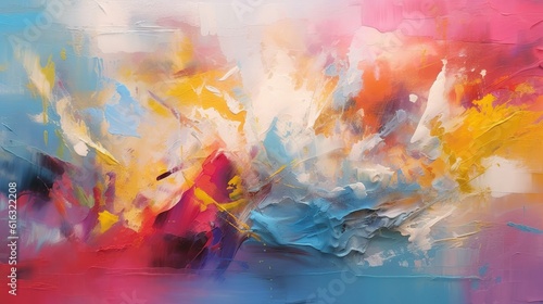 Abstract painting background Generative AI