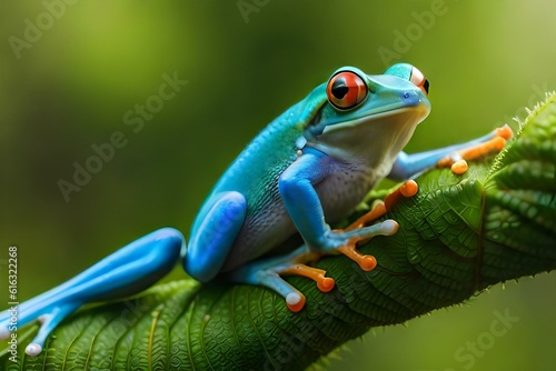 frog on leaf