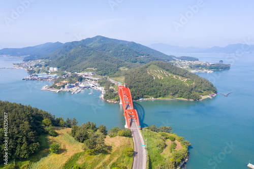 Photography Extension bridge to island and extension