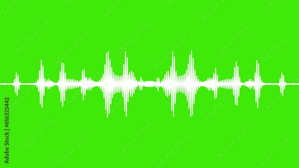 4k abstract music sound wave or audio wavefrom isolated on green screen background.Line digital minimalist voice and soundtrack wave equalizer.Shape line volume or speech symbol animated background. 4k abstract music sound wave or audio wavefrom isolated on green screen background.Line digital minimalist voice and soundtrack wave equalizer.Shape line volume or speech symbol animated background.