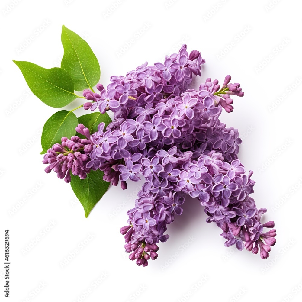 Obraz premium Lilac photo on a white background