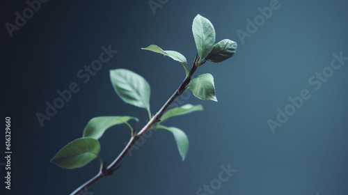 branch of a willow HD 8K wallpaper Stock Photographic Image