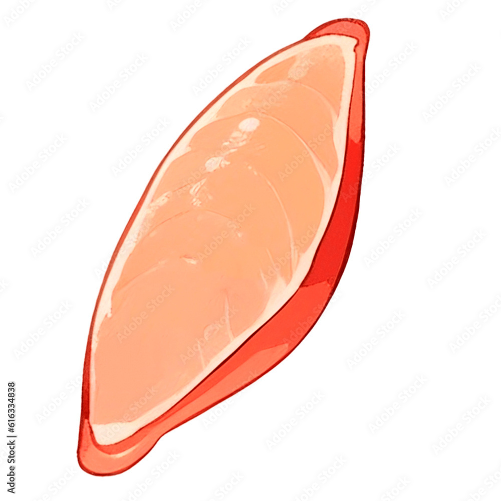 Red fish salmon for sushi