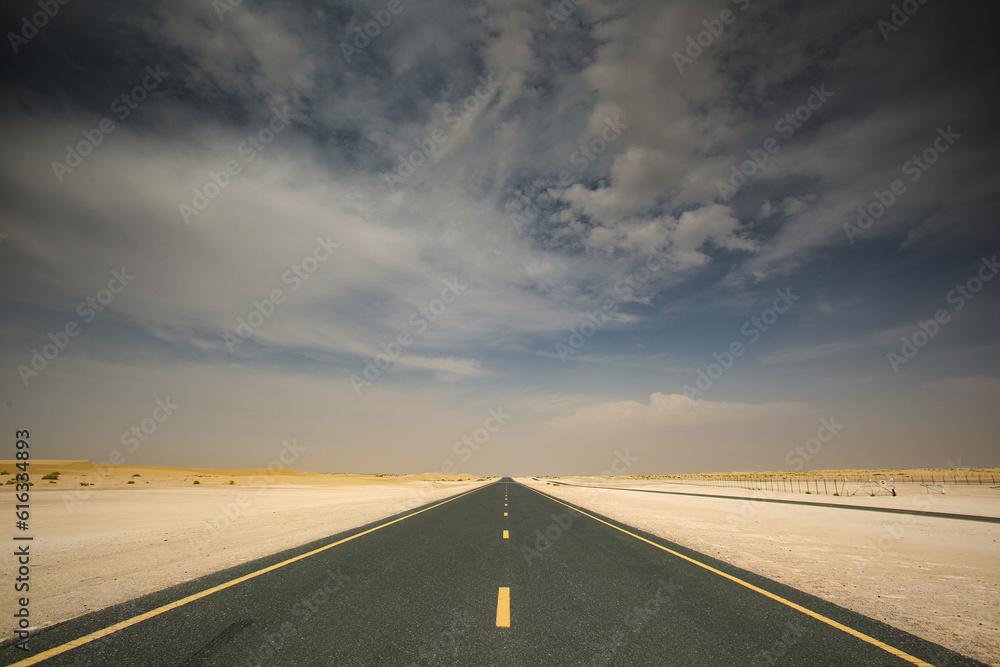 Naklejka premium The desert of Dubai.