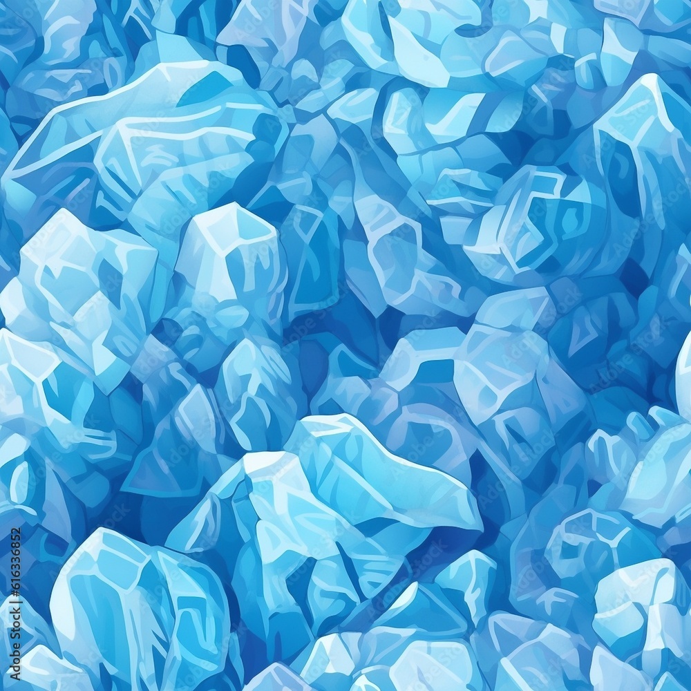 Obraz premium Seamless Ice Pattern