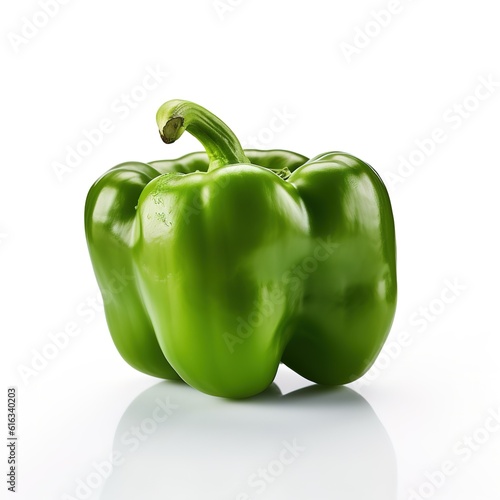 Delicious fresh green pepper
