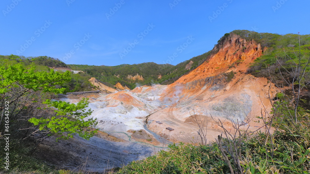 Obraz premium 登別温泉地獄谷7