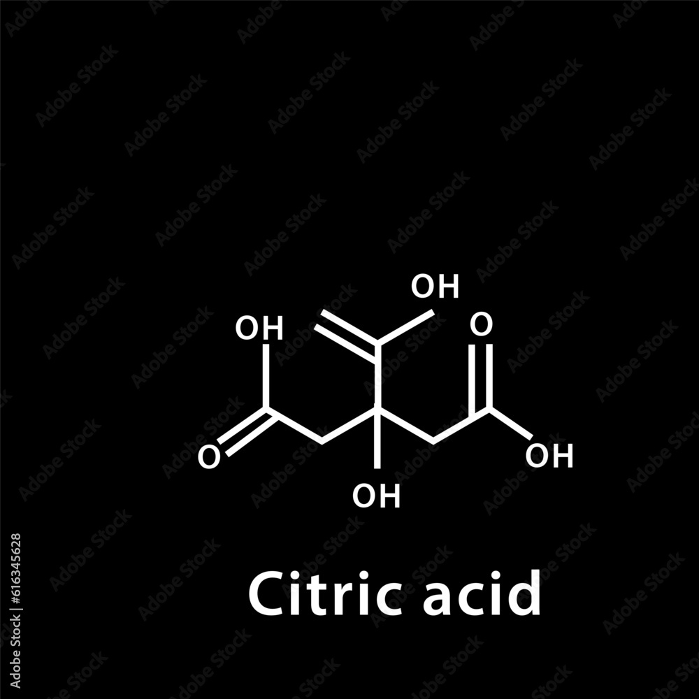 Chemical structure icon vector flat style